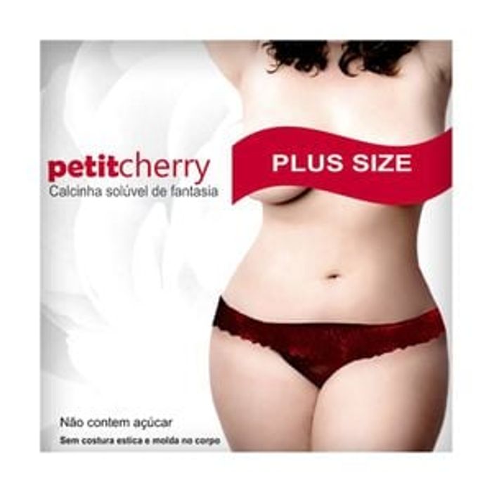 CALCINHA SOLÚVEL PLUS SIZE PETITCHERRY