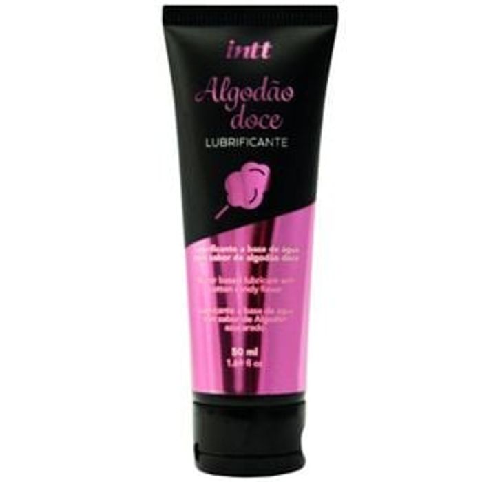 LUBRIFICANTE ÍNTIMO BEIJÁVEL ALGODÃO DOCE 50ML INTT