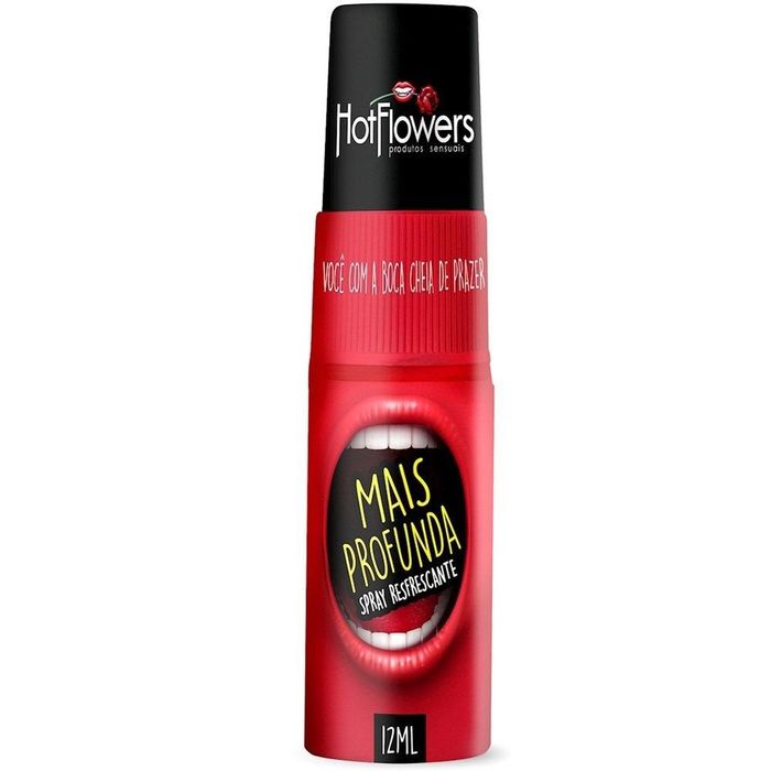 GARGANTA MAIS PROFUNDA SPRAY REFRESCANTE 12ML HOT FLOWERS