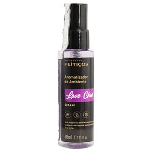 AROMATIZADOR DE AMBIENTE LOVE CHIC ÊXTASE 60ML FEITIÇOS 