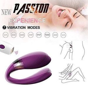 VIBRADOR PARA CASAL COM ESTIMULADOR DE CLITÓRIS E PONTO G