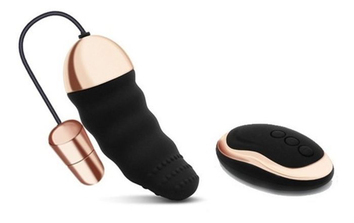 VIBRADOR CÁPSULA VIBRATÓRIA TEXTURIZADA WIRELESS COM CONTROLE REMOTO