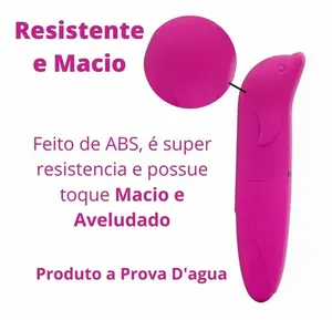 VIBRADOR GOLFINHO TOQUE AVELUDADO PINK