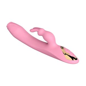 VIBRADOR DE PONTO G E CLITÓRIS FORMATO COELHO - 7 VIBRAÇÕES 