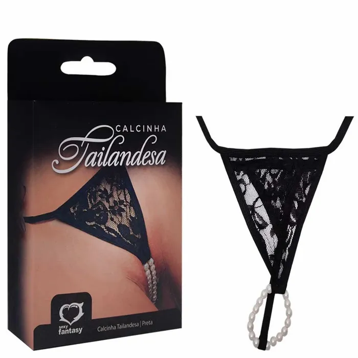 CALCINHA TAILANDESA RENDADA SEXY FANTASY 