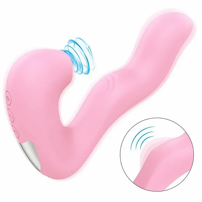 MAGIC FINGER - VIBRADOR DE PONTO G E SUGADOR DE CLITÓRIS