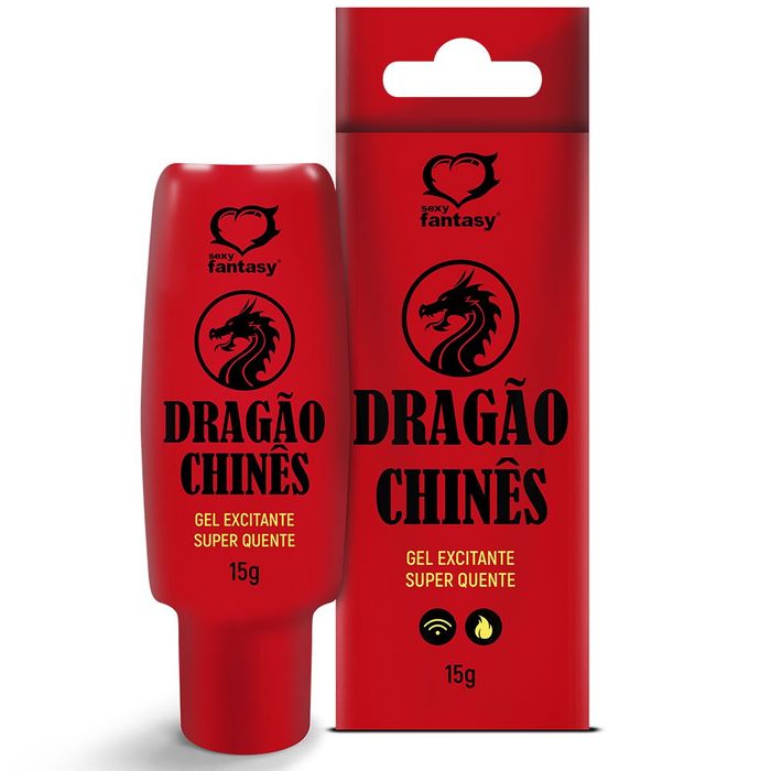 GEL DRAGÃO CHINÊS EXCITANTE - SUPER QUENTE -15G 