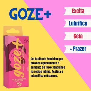 GEL GOZE+ EXCIANTE FEMININO - ACELERADOR O PRAZER 4 EM 1 - 15G
