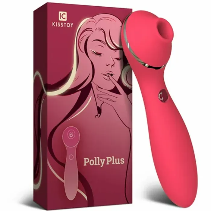 KISSTOY POLLY PLUS - ESTIMULADOR DE CLITÓRIS  10 DE VIBRAÇÃO E 3 MODOS DE PULSAÇÃO 