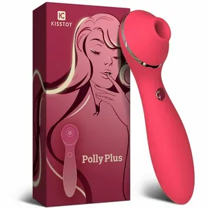 KISSTOY POLLY PLUS - ESTIMULADOR DE CLITÓRIS  10 DE VIBRAÇÃO E 3 MODOS DE PULSAÇÃO 