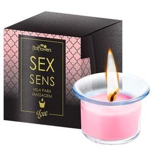 VELA SEXY SENS MASSAGEM AROMÁTICA LOVE