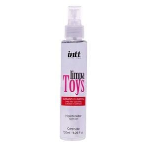 HIGIENIZADOR DE PRODUTOS ÍNTIMOS 120ML LIMPA TOYS INTT