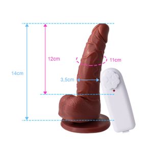 Pênis com Vibrador e Ventosa 14 x 3,5 cm