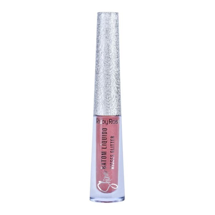 BATOM LIQUIDO SHINE KISSES GLITTER - HB8223368 - 368 - RUBYROSE