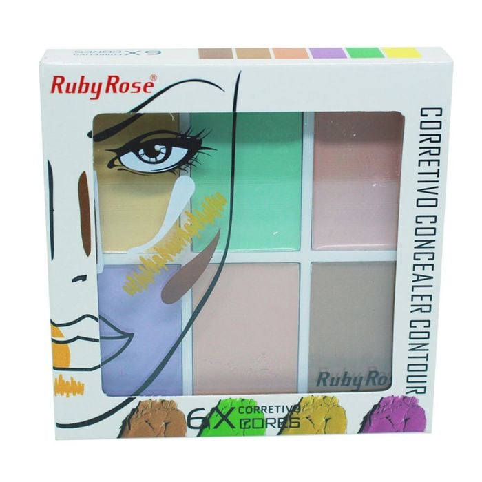 CORRETIVO CONCEALER CONTOUR - HB8089 -  - RUBYROSE