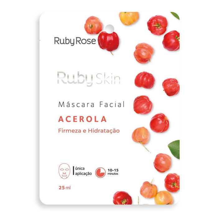 Mascara Facial De Tecido Acerola Skin - Hb701 - Rubyrose