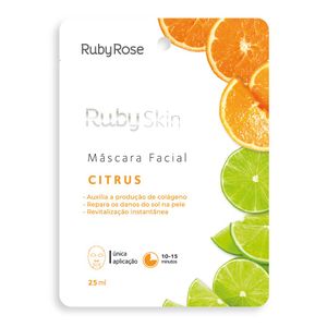 Mascara Facial De Tecido Citrus Skin - Hb711 - Rubyrose