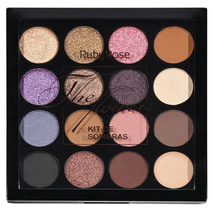PALETA DE SOMBRAS THE FLOWERS - HB1018 -  - RUBYROSE