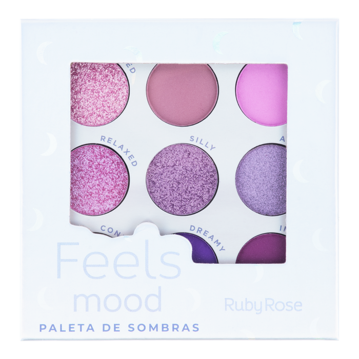 Paleta De Sombras Feels Mood - Hb1081 - Ruby Rose