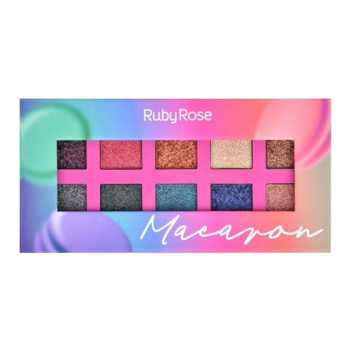 PALETA DE SOMBRAS ESSENCIA MACARON - HB1052 -  - RUBYROSE