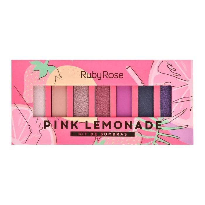 PALETA DE SOMBRAS PINK LEMONADE - HB1056 -  - RUBYROSE