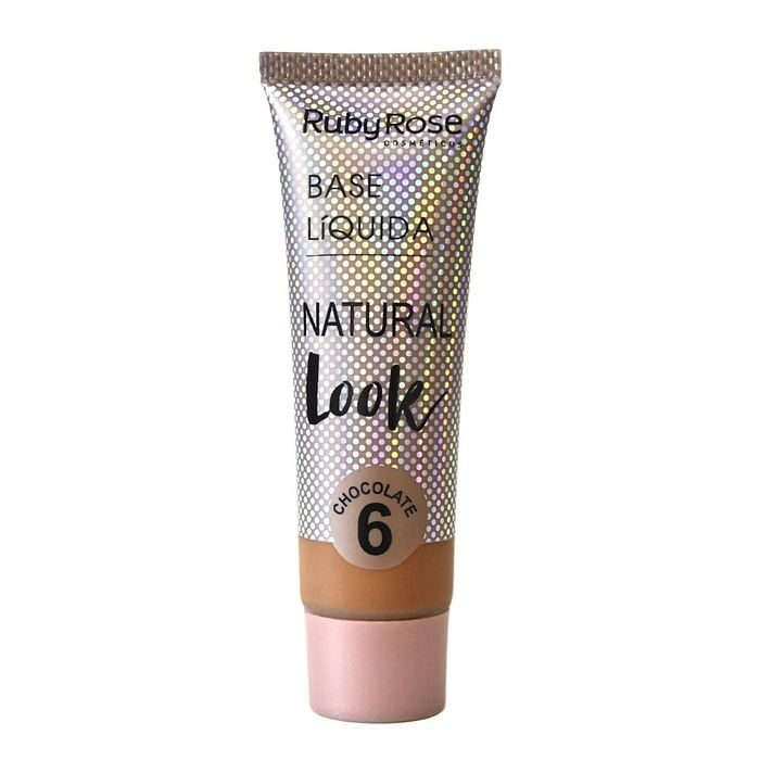 BASE LIQUIDA NATURAL LOOK - HB8051CH6 - CHOCOLATE 6 - RUBYROSE