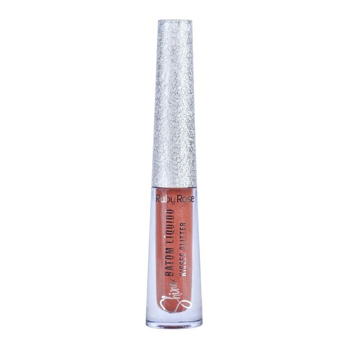 BATOM LIQUIDO SHINE KISSES GLITTER - HB8223356 - 356 - RUBYROSE