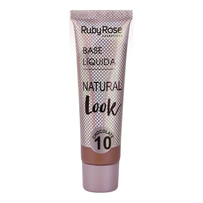 BASE LIQUIDA NATURAL LOOK - HB8051CH10 - CHOCOLATE 10 - RUBYROSE
