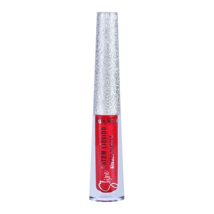 BATOM LIQUIDO SHINE KISSES GLITTER - HB8223369 - 369 - RUBYROSE