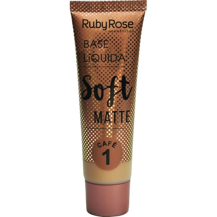 BASE LIQUIDA SOFT MATTE - HB8050CAFE1 - CAFE 1 - RUBYROSE