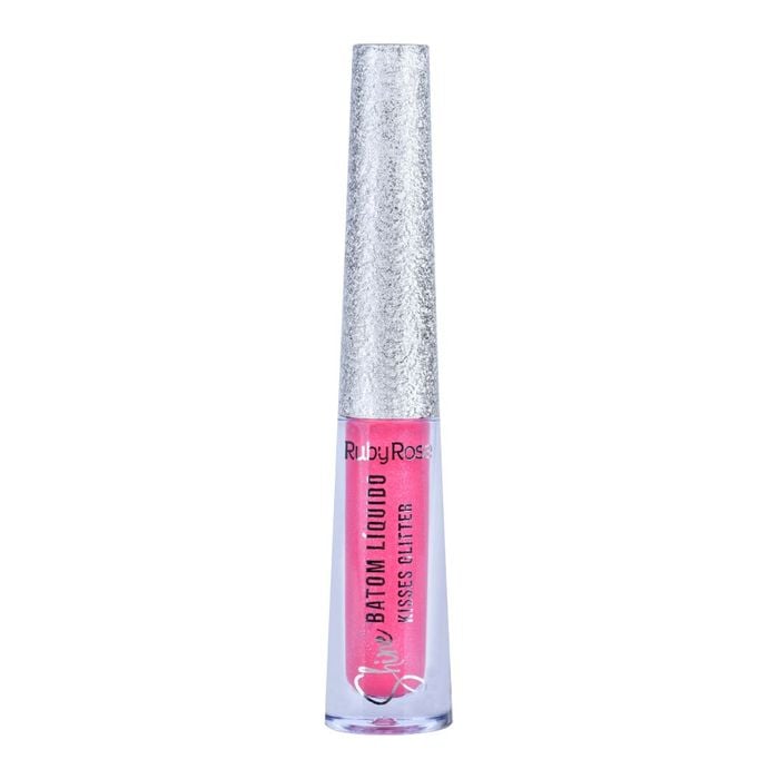 BATOM LIQUIDO SHINE KISSES GLITTER - HB8223370 - 370 - RUBYROSE