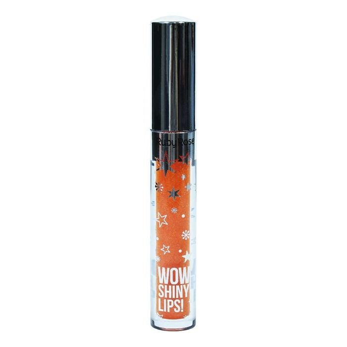 GLOSS LABIAL WOW SHINY LIPS - HB821867 - LARANJA 67 - RUBYROSE