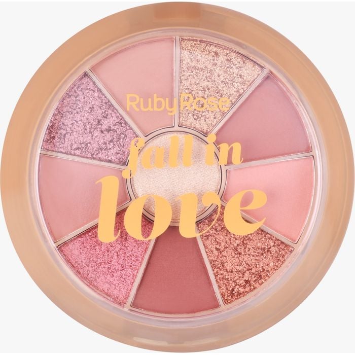 PALETA DE SOMBRAS HB10755 FALL IN LOVE RUBYROSE