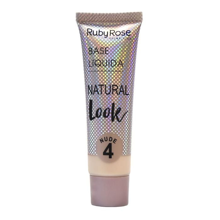 BASE LIQUIDA NATURAL LOOK - HB8051N4 - NUDE 4 - RUBYROSE