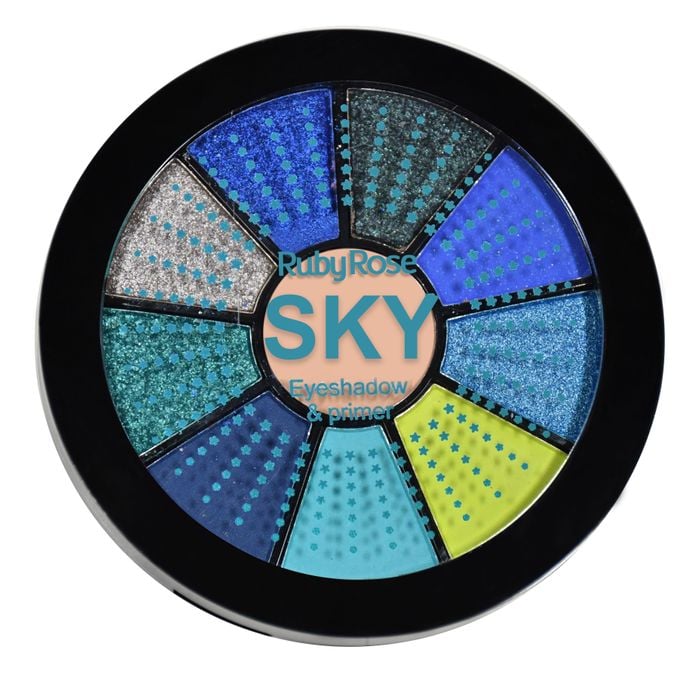 MINI PALETA DE SOMBRAS - HB99865 - SKY - RUBYROSE