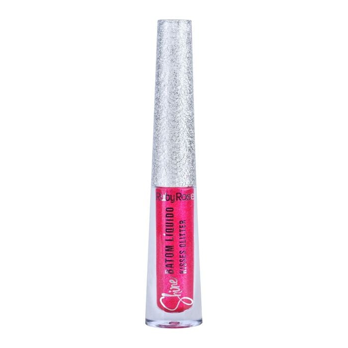 BATOM LIQUIDO SHINE KISSES GLITTER - HB8223367 - 367 - RUBYROSE