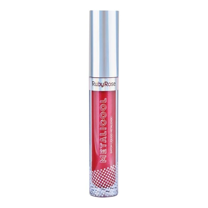 BATOM LIQUIDO METALICOOL - HB821963 - PINK AVERMELHADO METALIZADO - RUBYROSE