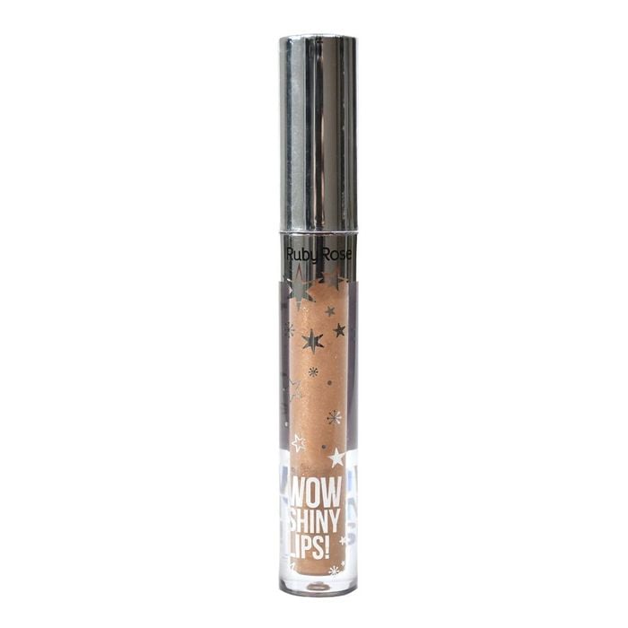 GLOSS LABIAL WOW SHINY LIPS - HB821847 - NUDE DOURADO 47 - RUBYROSE