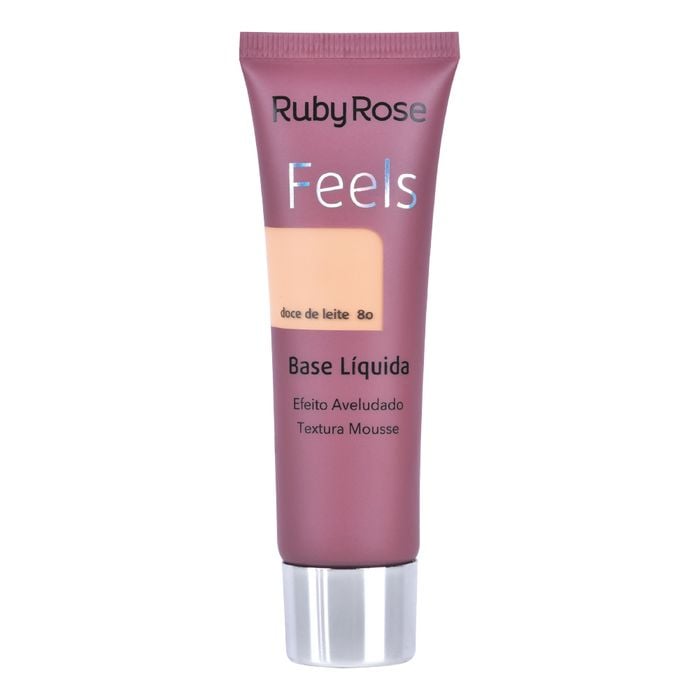 BASE LIQUIDA FEELS - HB8053DL80 - DOCE DE LEITE 80 - RUBYROSE