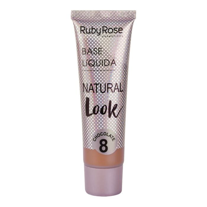 BASE LIQUIDA NATURAL LOOK - HB8051CH8 - CHOCOLATE 8 - RUBYROSE