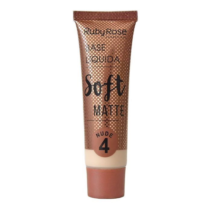 BASE LIQUIDA SOFT MATTE - HB8050N4 - NUDE 4 - RUBYROSE