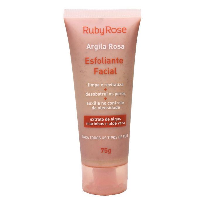 Esfoliante Facial Argila Rosa - Hb405 - Rubyrose