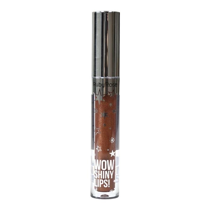 GLOSS LABIAL WOW SHINY LIPS - HB821846 - MARROM 46 - RUBYROSE