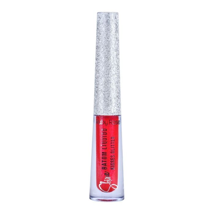 BATOM LIQUIDO SHINE KISSES GLITTER - HB8223353 - 353 - RUBYROSE