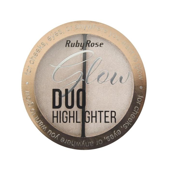 ILUMINADOR GLOW DUO HIGHLIGHTER - HB75221 - PEROLA - RUBYROSE