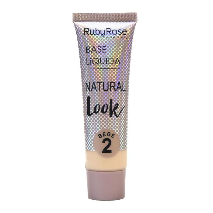 Base Liquida Natural Look - Hb8051 - Bege 2 - Rubyrose