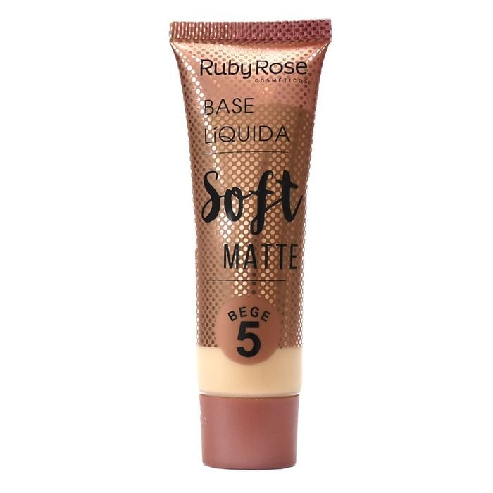 BASE LIQUIDA SOFT MATTE - HB8050B5 - BEGE 5 - RUBYROSE