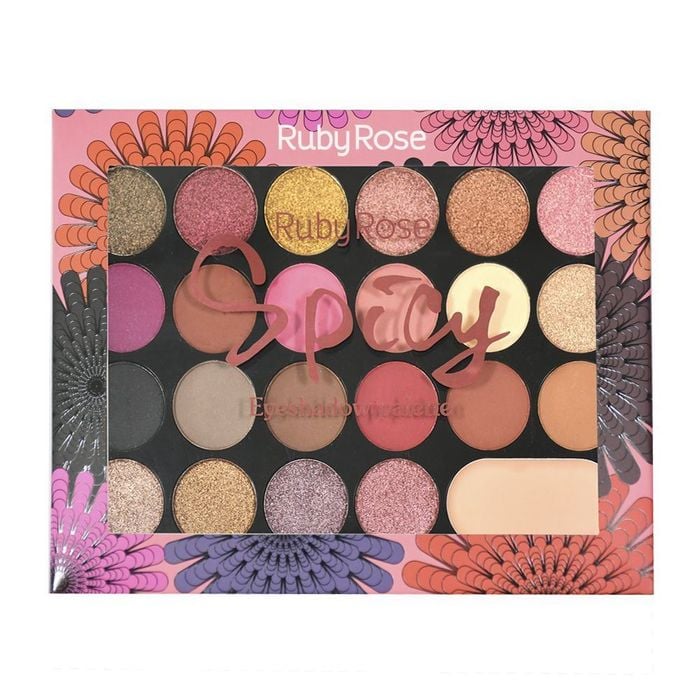 PALETA DE SOMBRAS SPICY - HB1001 -  - RUBYROSE