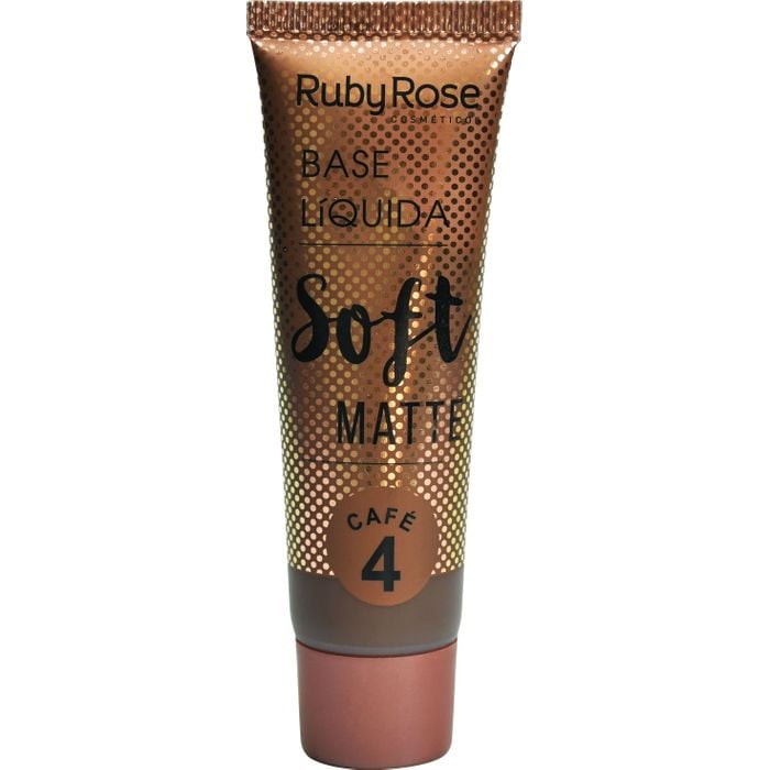 BASE LIQUIDA SOFT MATTE - HB8050CAFE4 - CAFE 4 - RUBYROSE