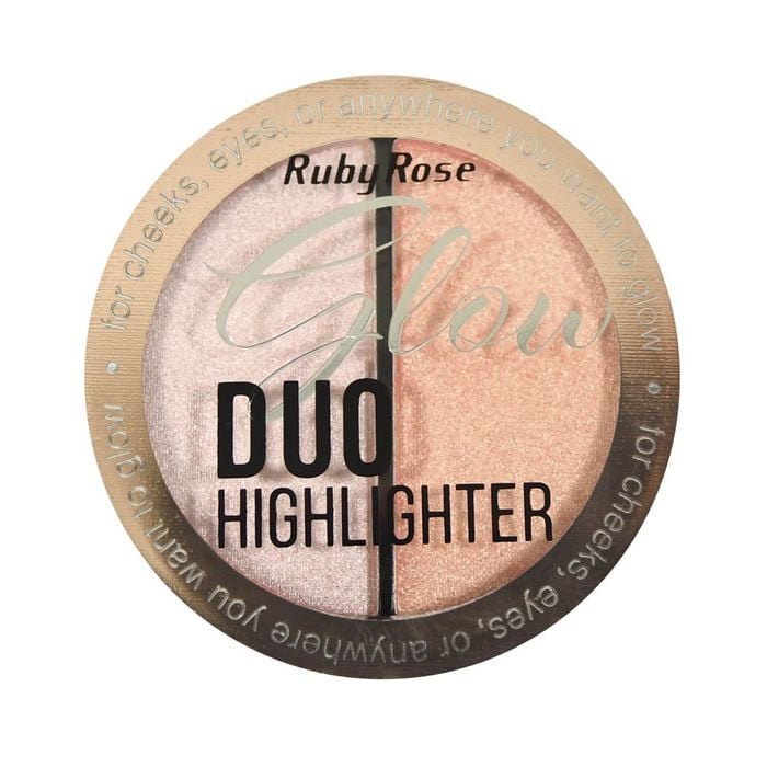 ILUMINADOR GLOW DUO HIGHLIGHTER - HB75223 - GOLDEN ROSE - RUBYROSE